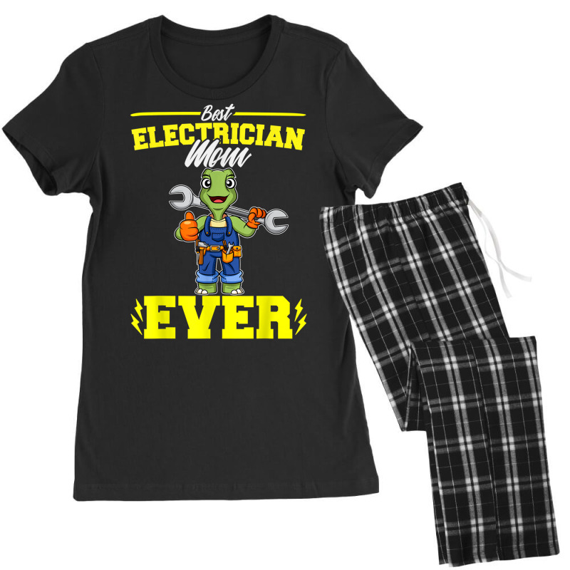 Best Electrician Mom Ever Electronic Technician T Shirt Women's Pajamas Set by cm-arts | Artistshot