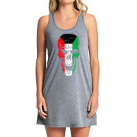 Kuwait Flag Colours Skull T Shirt Tank Dress | Artistshot