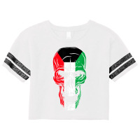 Kuwait Flag Colours Skull T Shirt Scorecard Crop Tee | Artistshot