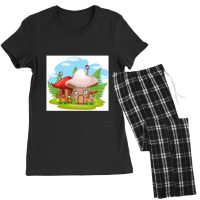 Isolated-fantasy-mushroom-house-- Women's Pajamas Set | Artistshot