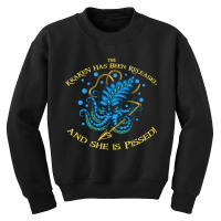 The Kraken Released, The Kraken Releaved, The Kraken Free, The Kraken  Youth Sweatshirt | Artistshot