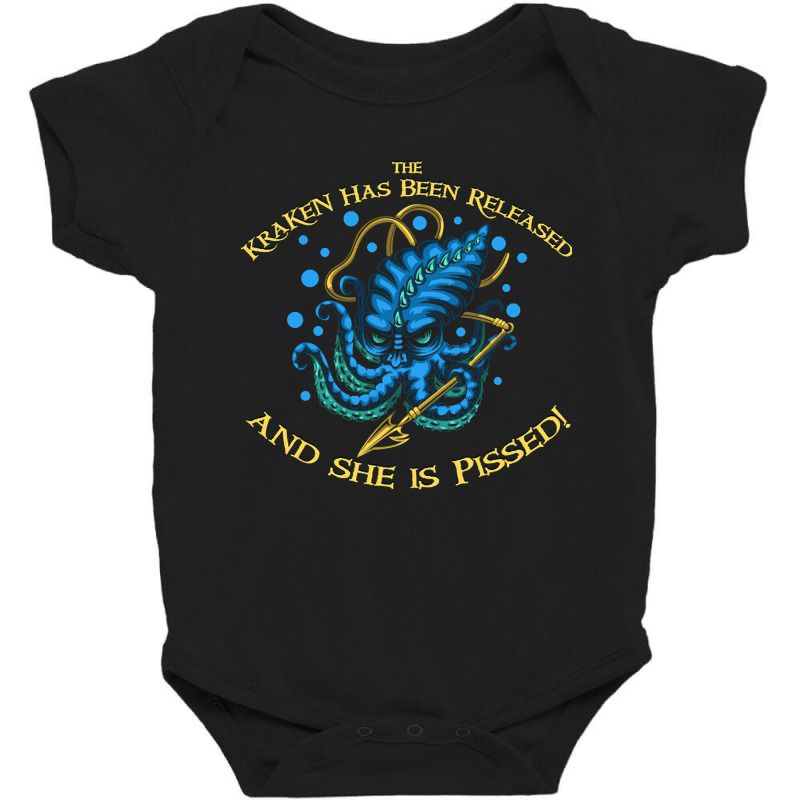 The Kraken Released, The Kraken Releaved, The Kraken Free, The Kraken  Baby Bodysuit by SHTULIPS | Artistshot