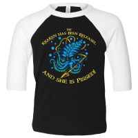 The Kraken Released, The Kraken Releaved, The Kraken Free, The Kraken  Toddler 3/4 Sleeve Tee | Artistshot