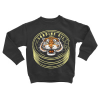 Tiger Head Sardine Oil Can, The Tiger's Head, Tiger's Skull, Tiger's F Toddler Sweatshirt | Artistshot