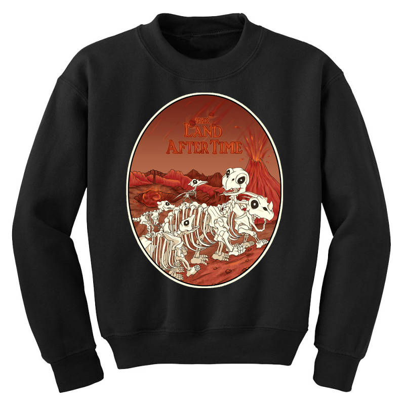 The Land After Time, The Land After Damaging Time, The Smouldering Lan Youth Sweatshirt | Artistshot