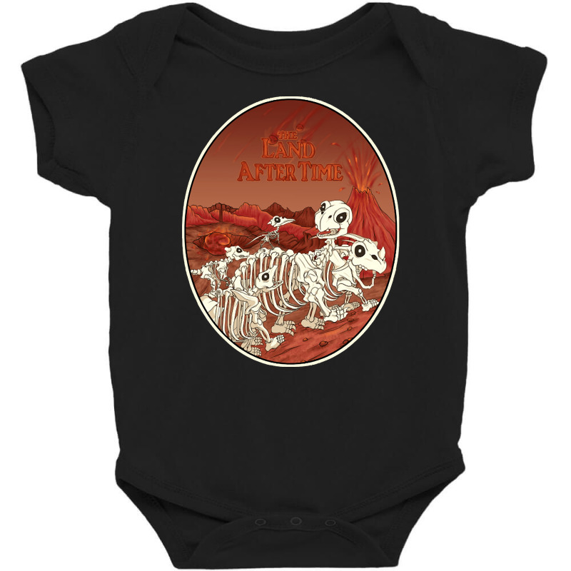 The Land After Time, The Land After Damaging Time, The Smouldering Lan Baby Bodysuit | Artistshot