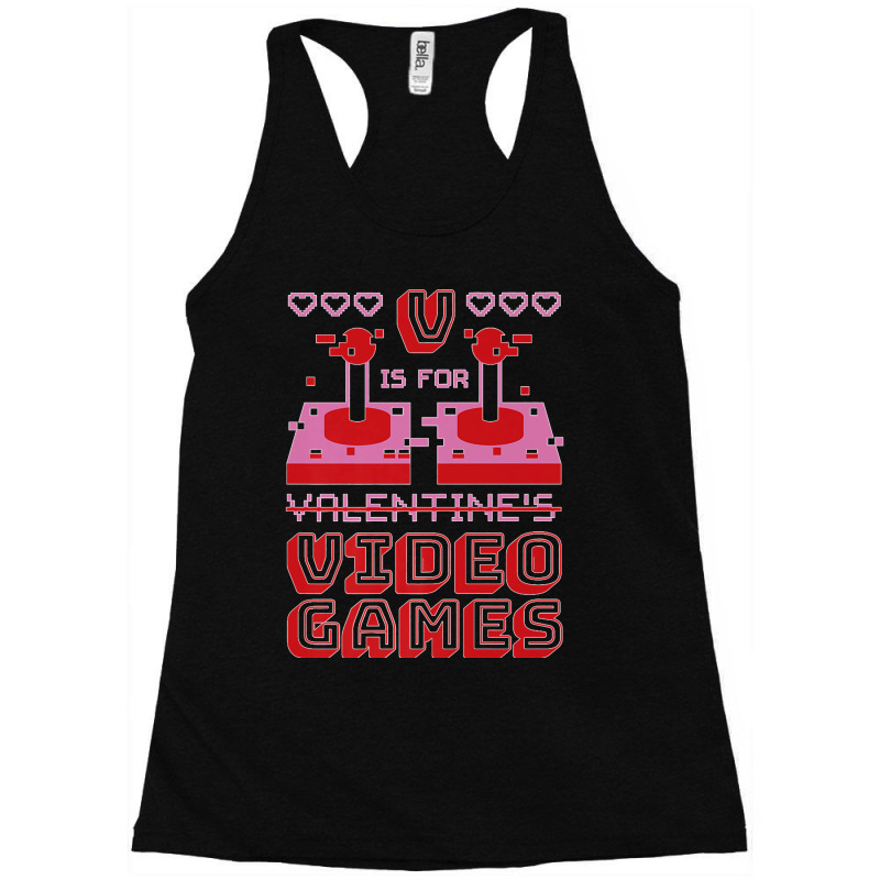 Valentines Day Gaming Holiday Game Valentine Premium Racerback Tank by cm-arts | Artistshot