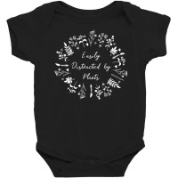 Easily Distracted By Plants Garden Herbalist Long Sleeve T Shirt Baby Bodysuit | Artistshot