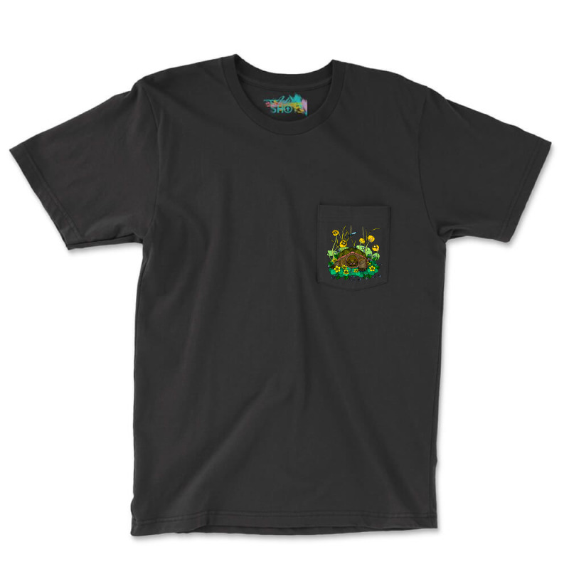 Snapping Turtle, Snapping Turtle Vintage, Snapping Turtle Art, Animal, Pocket T-shirt | Artistshot