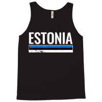 Estonia Proud Estonian Flag T Shirt Tank Top | Artistshot