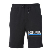 Estonia Proud Estonian Flag T Shirt Fleece Short | Artistshot