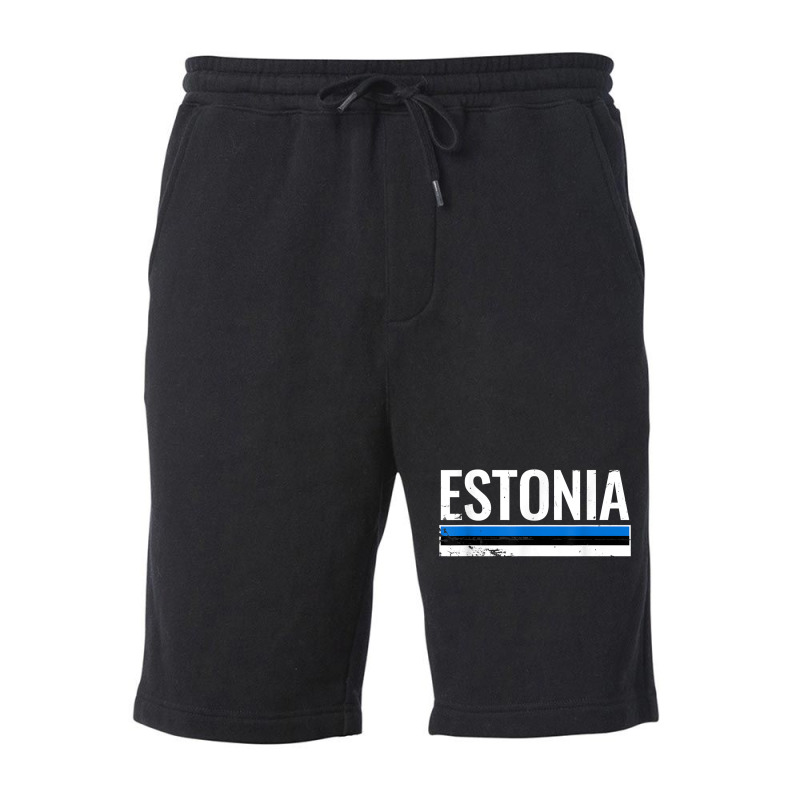 Estonia Proud Estonian Flag T Shirt Fleece Short | Artistshot