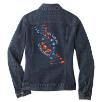 Stars And Stuff, Stars, Stuff, Stars And Stuff Art, Stars And Stuff Pa Ladies Denim Jacket | Artistshot