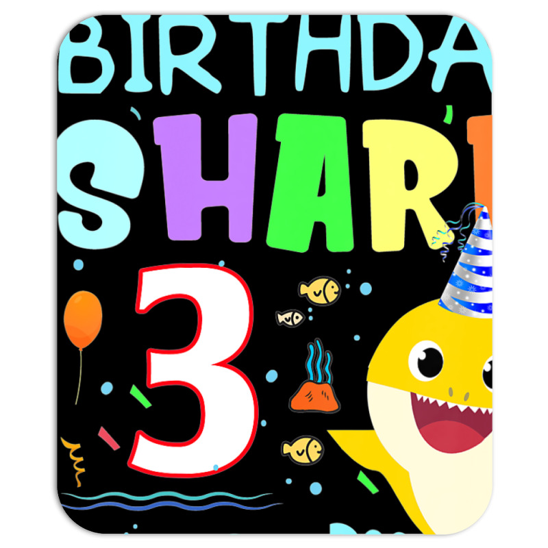 Kids Kids Baby Shark 3 Years Old 3rd Birthday Doo Doo Merch