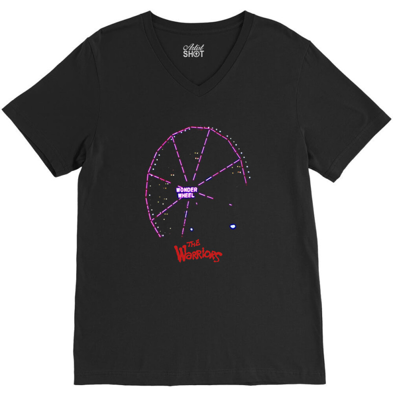 Mod. 7 The Warriors New York Bronx Coney Island Wonder Wheel V-Neck Tee by BrendonPatton | Artistshot