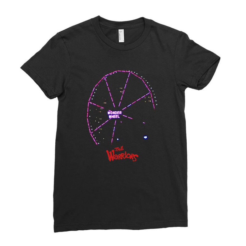 Mod. 7 The Warriors New York Bronx Coney Island Wonder Wheel Ladies Fitted T-Shirt by BrendonPatton | Artistshot