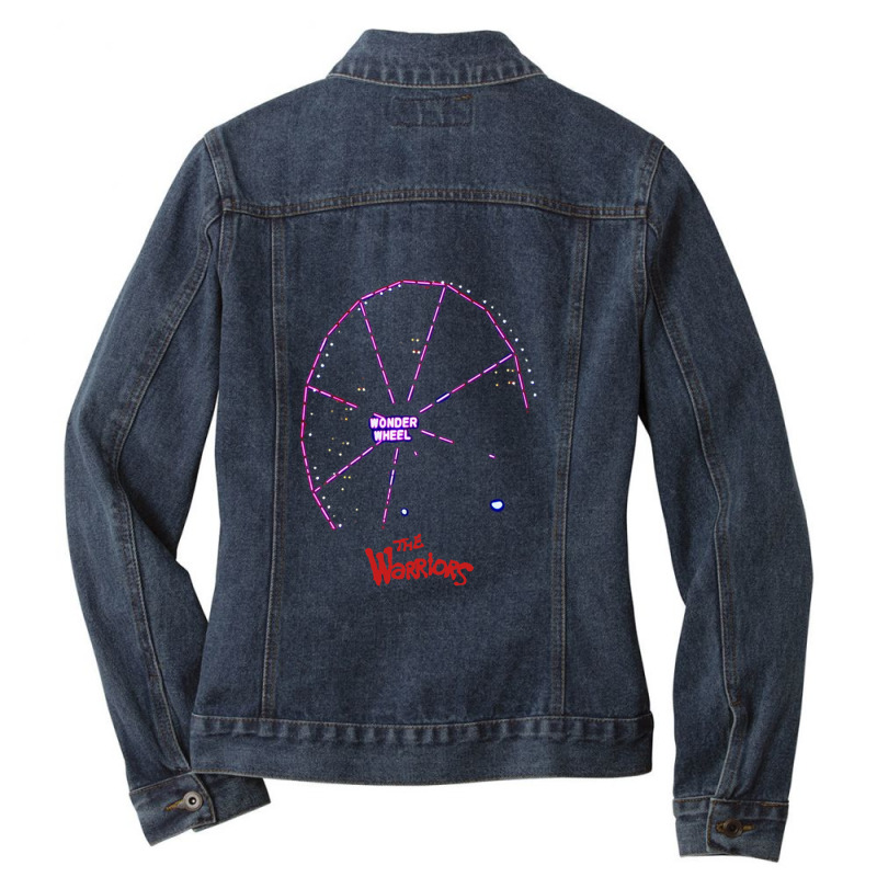 Mod. 7 The Warriors New York Bronx Coney Island Wonder Wheel Ladies Denim Jacket by BrendonPatton | Artistshot