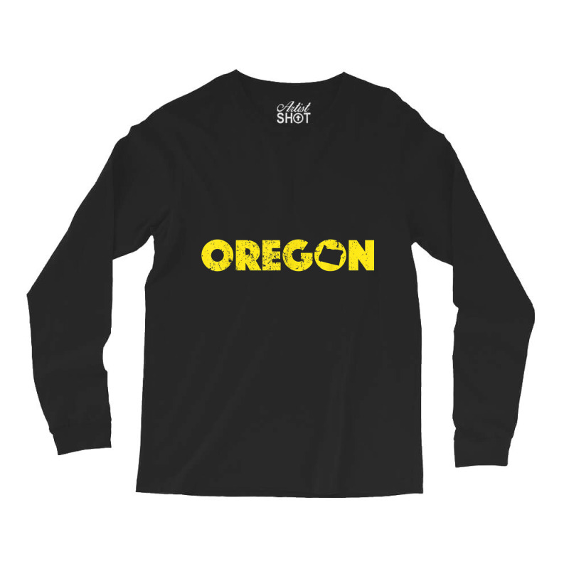 Home State Of Oregon Pride Eugene Or Green & Yellow S500072 Long Sleeve Shirts by cm-arts | Artistshot