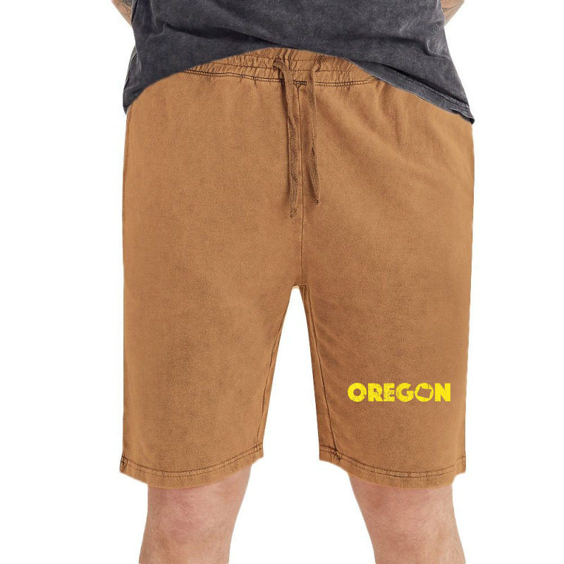 Home State Of Oregon Pride Eugene Or Green & Yellow S500072 Vintage Short by cm-arts | Artistshot