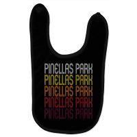 Pinellas Park, Fl  Vintage Style Florida T Shirt Baby Bibs | Artistshot