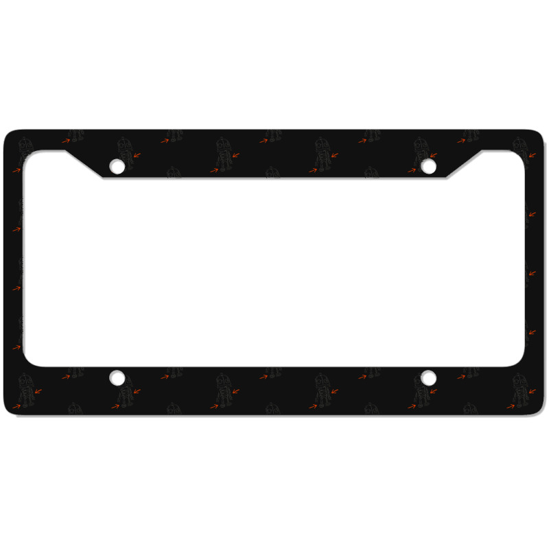 Josef Machinarium Thought Bubble License Plate Frame | Artistshot