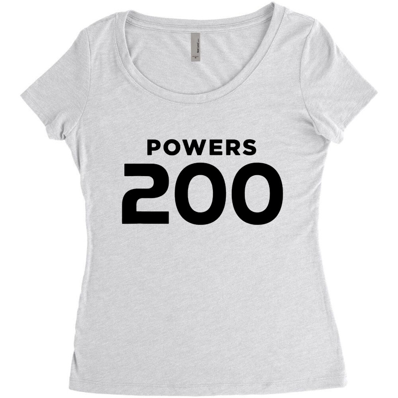 Chad Powers 200 Think Fast Run Women's Triblend Scoop T-shirt by Jembleng Art | Artistshot