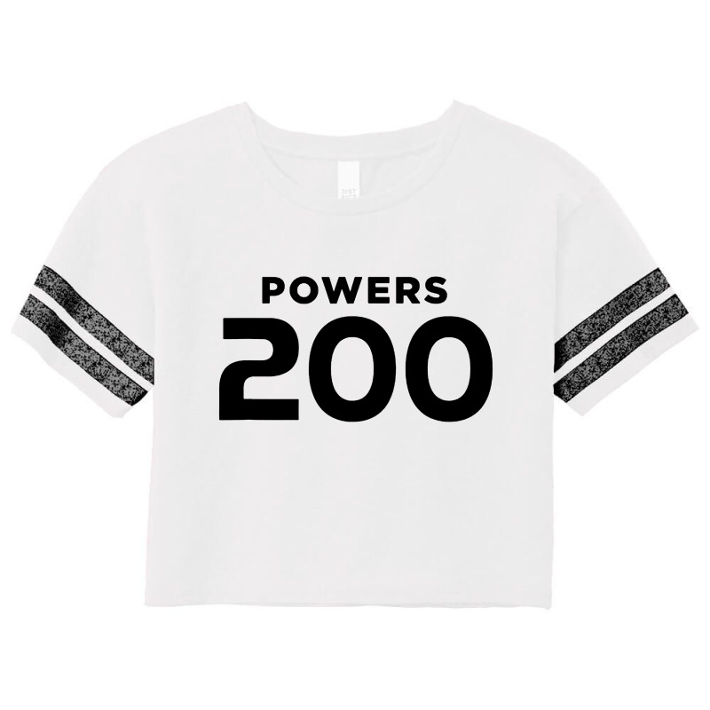 Chad Powers 200 Think Fast Run Scorecard Crop Tee by Jembleng Art | Artistshot