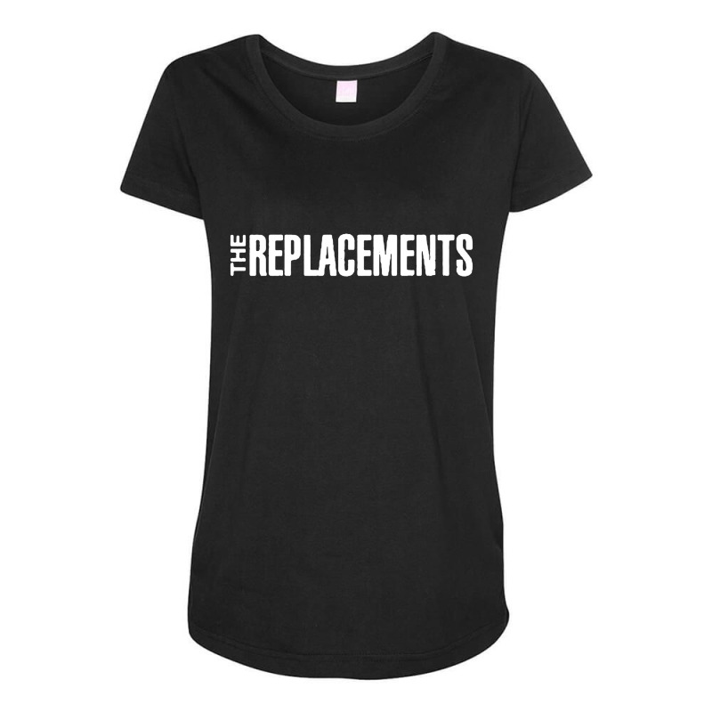 The Replacements Maternity Scoop Neck T-shirt by Li Min Ho | Artistshot