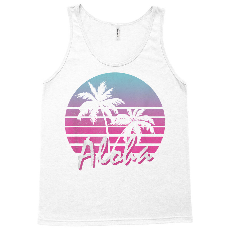 Aloha Hawaii Hawaiian Island Palm Beach Surf Vintage T Shirt Tank Top by cm-arts | Artistshot