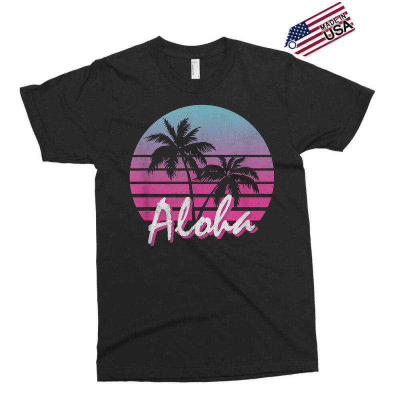 Aloha Hawaii Hawaiian Island Palm Beach Surf Vintage T Shirt Exclusive T-shirt by cm-arts | Artistshot