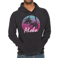 Aloha Hawaii Hawaiian Island Palm Beach Surf Vintage T Shirt Vintage Hoodie | Artistshot