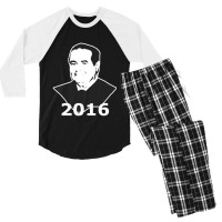 Antonin Scalia 2016 Candidate Men's 3/4 Sleeve Pajama Set | Artistshot