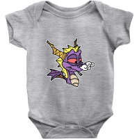 Spyro The Blazing Dragon  Spyro Baby Bodysuit | Artistshot