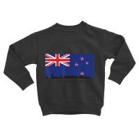 Wellington Skyline New Zealand Flag T Shirt Toddler Sweatshirt | Artistshot