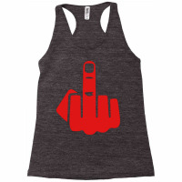 Middle Finger Racerback Tank | Artistshot