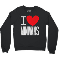 I Love Minivans   Heart Mini Van Funny Parent Mom Dad Premium T Shirt Crewneck Sweatshirt | Artistshot