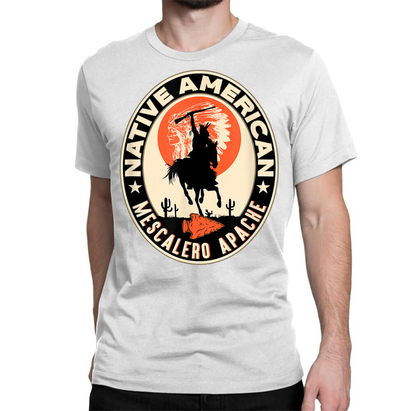 Mescalero Apache Strong Native American Indian Tribe Pride T Shirt Classic T-shirt by birijeboto | Artistshot