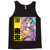 Anime Girl Pink Tank Top | Artistshot