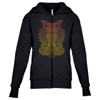 Strigiformes Animal Gradation, Strigiformes Animal, Strigiformes, Anim Youth Zipper Hoodie | Artistshot