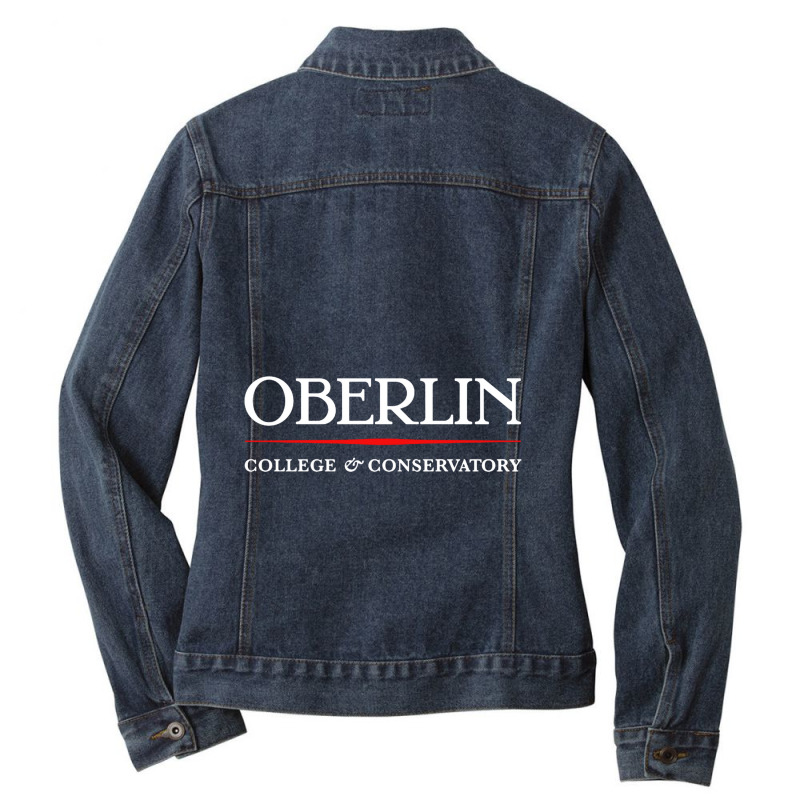 Oberlin, Conservatory Of Music Ladies Denim Jacket by cm-arts | Artistshot