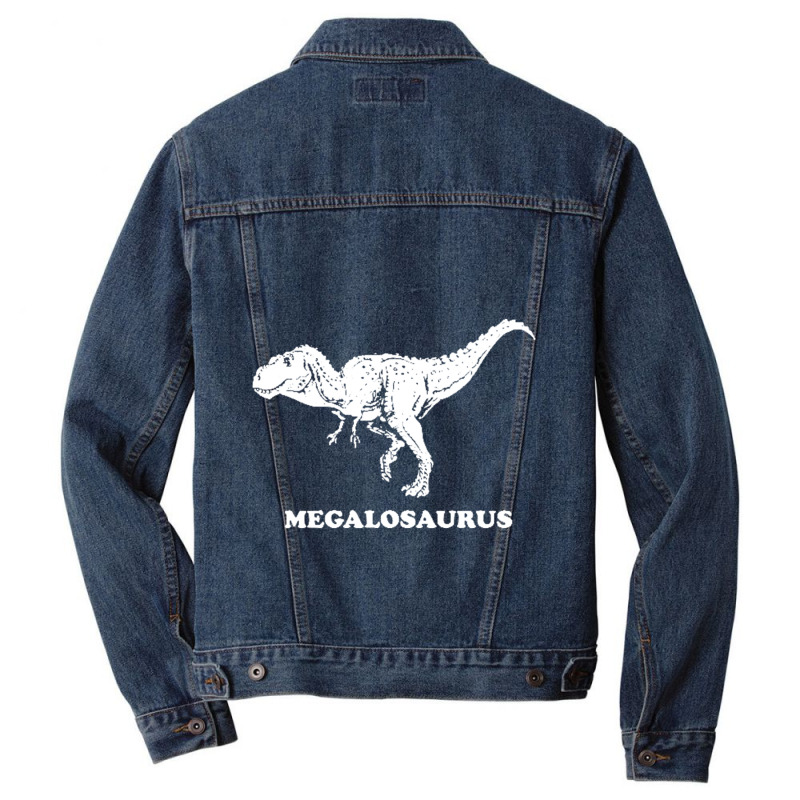 Megalosaurus Dinosaur Men Denim Jacket | Artistshot