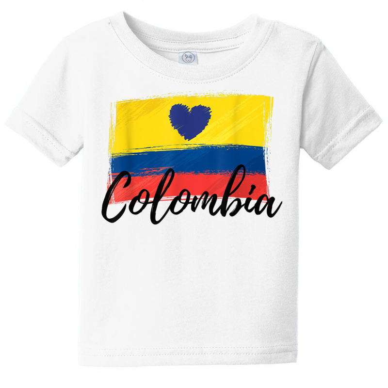 Colombia Love   Bogota Capital Colombia With Heart T Shirt Baby Tee by cm-arts | Artistshot