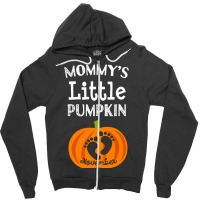 Halloween Pregnancy Due Date In November 2019 Pumpkin Zipper Hoodie | Artistshot