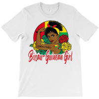 Guinea Bissaun Girl Guinea Bissau Woman Guinea Bissauns Flag T Shirt T-shirt | Artistshot