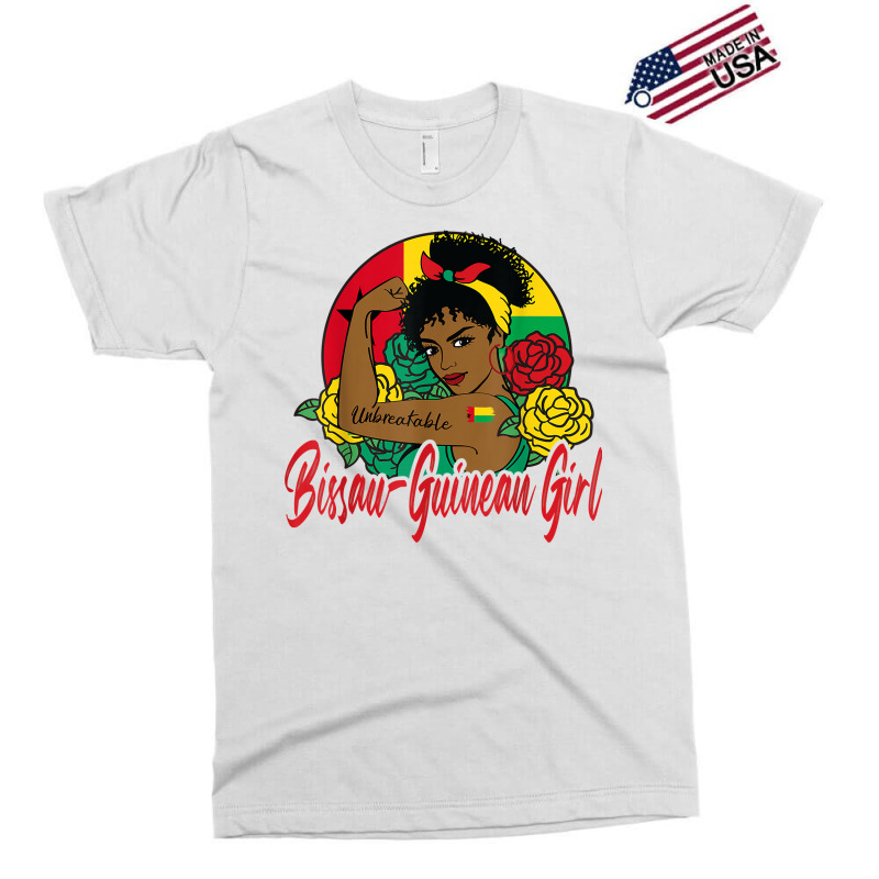 Guinea Bissaun Girl Guinea Bissau Woman Guinea Bissauns Flag T Shirt Exclusive T-shirt | Artistshot