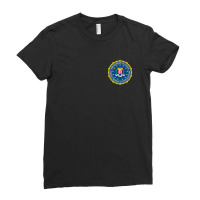 Fbi Federal Bureau Of Investigation Department Of Justice Of The Unite Ladies Fitted T-shirt | Artistshot