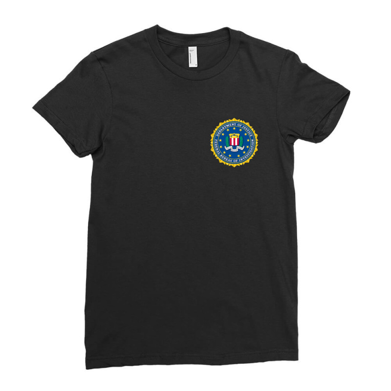 Fbi Federal Bureau Of Investigation Department Of Justice Of The Unite Ladies Fitted T-Shirt by OrlandoChase | Artistshot