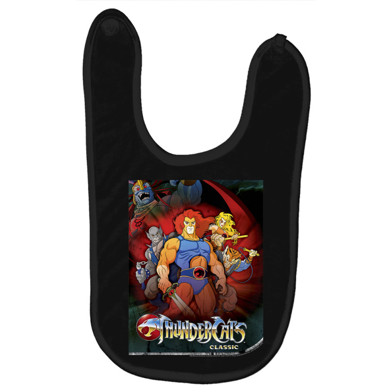 Thundercats Classic Group Shot Poster Baby Bibs | Artistshot