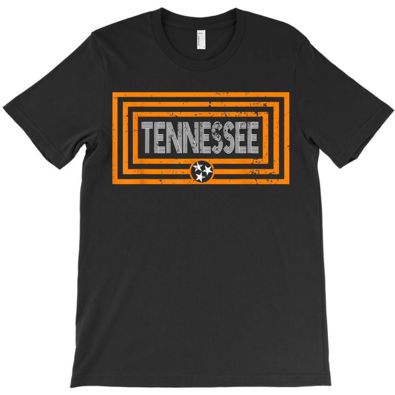 Orange _ White Tennessee State Flag Retro Vintage Tennessee T-Shirt by ToraHernton | Artistshot