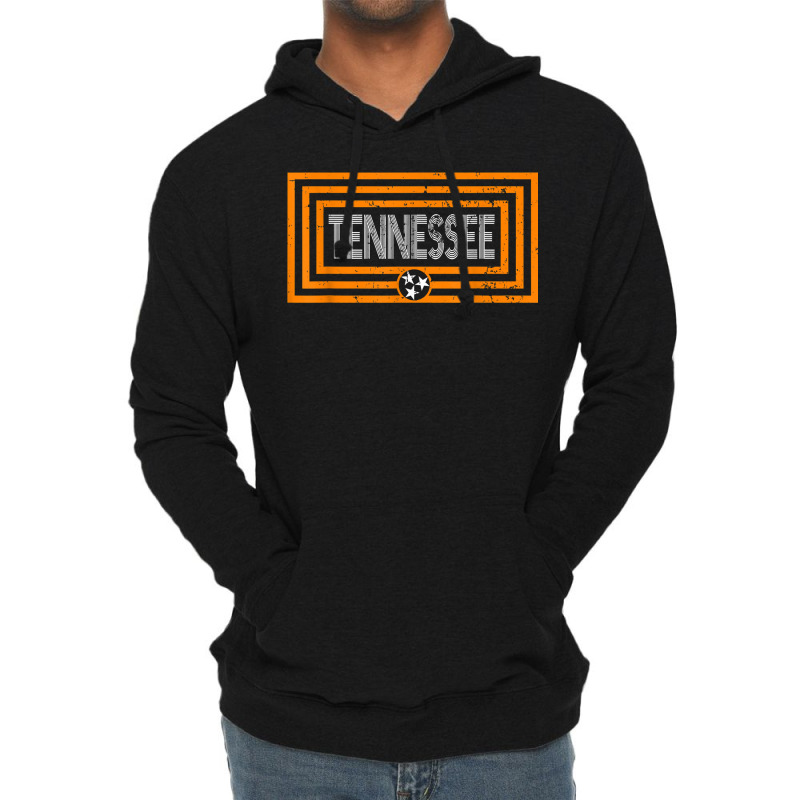 Orange _ White Tennessee State Flag Retro Vintage Tennessee Lightweight Hoodie by ToraHernton | Artistshot